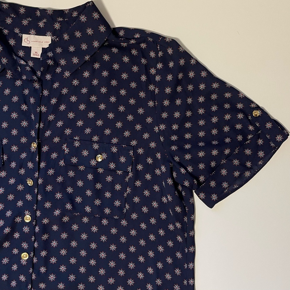 CB Established 1962 Coastal Top - Gold Buttons and Lightweight - Size XL - Picture 3 of 13